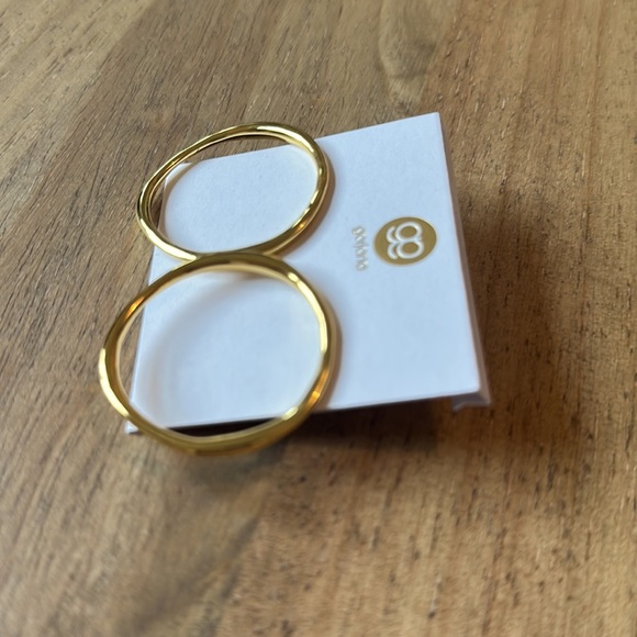 Gorjana NWT Quinn Gold Earrings ✨ - Picture 6 of 6